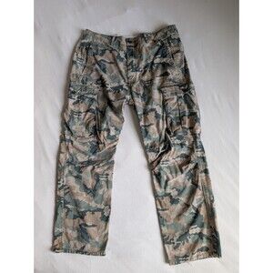 Levi's Ace Cargo Pants Mens 36x30 Camo Green Military Grunge Twill 90s Y2K